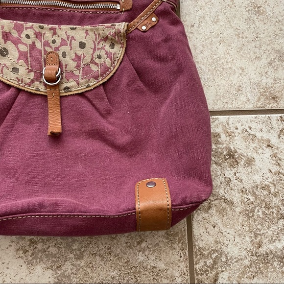 Fossil plum Spacious tote bag super cute - Picture 4 of 9